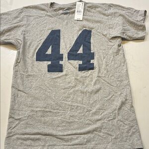 Josh Galt Brandy Melville Graphic T-Shirt with Navy Print Women’s One Size NWT
